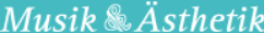 Musik & Ästhetik (Klett-Cotta) logo